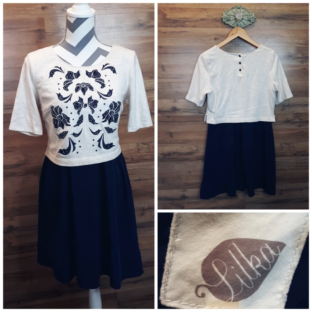 Anthro Lilka Elisa Flora Dress